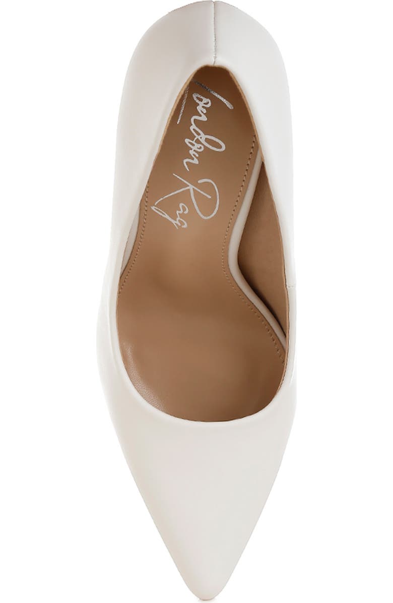 LONDON RAG Shacarri Pointed Toe Pump, Alternate, color, White