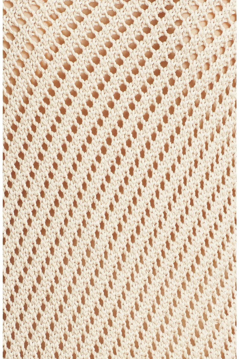 Diagonal Mesh Cotton Tunic Tank, Alternate, color, LARACHE