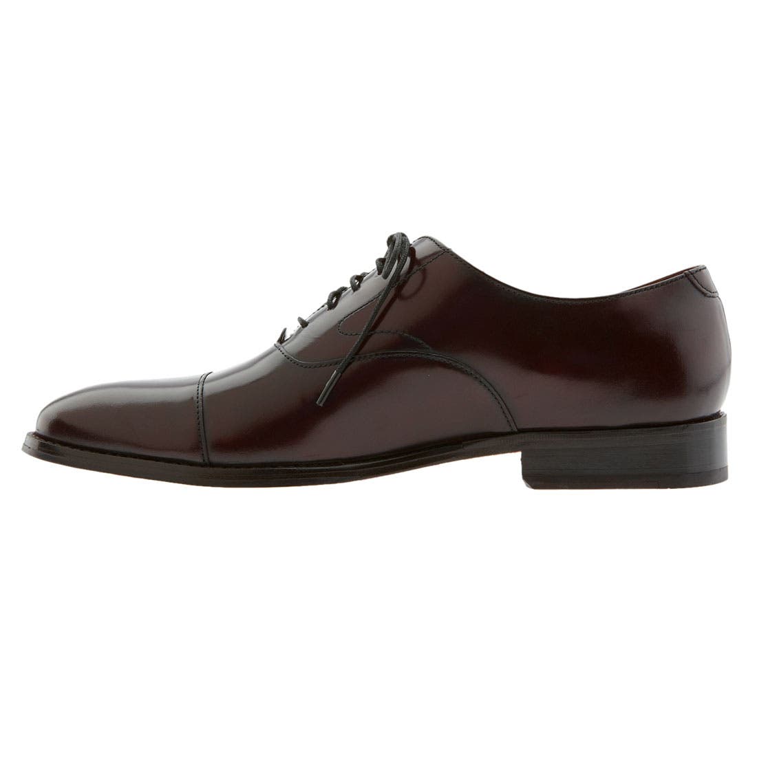 'Air Garrett' Cap Toe Oxford, Alternate, color, Burgundy