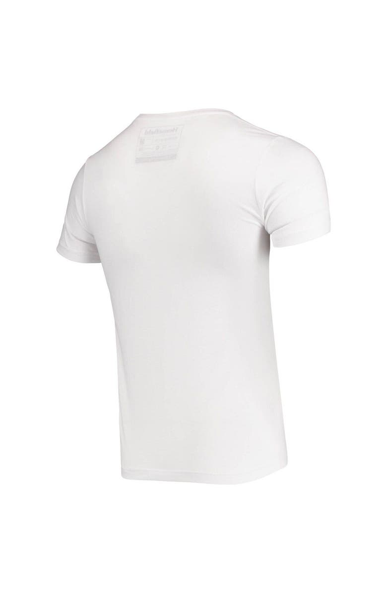 HOMEFIELD Men's Homefield Heathered White Hawaii Warriors Vintage Rainbow Warriors T-Shirt, Alternate, color, 