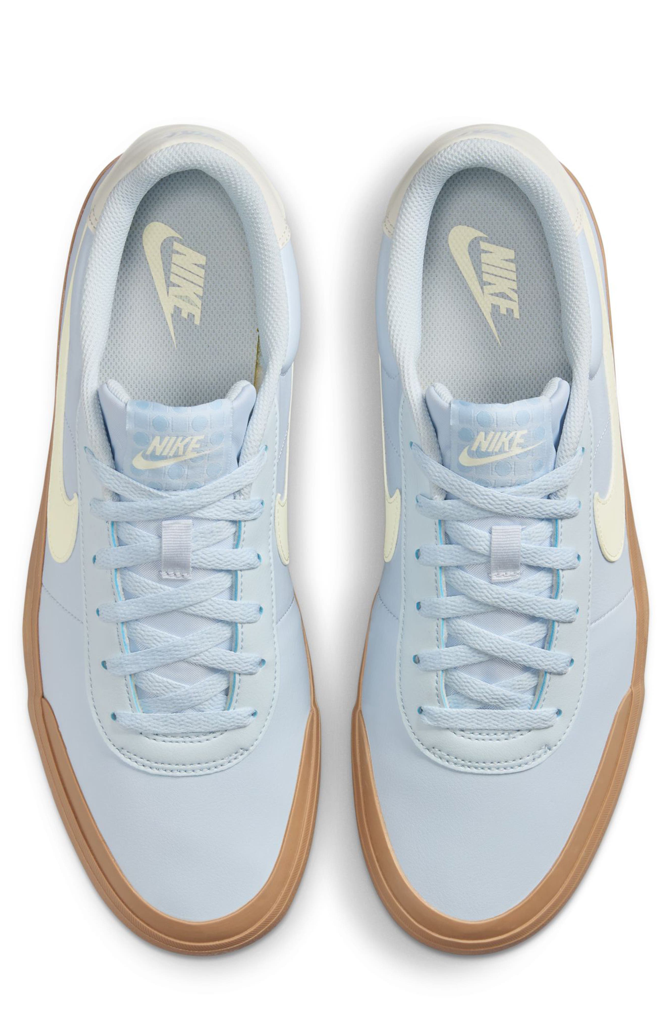 Nike Court Shot Sneaker, Alternate, color, Blue Tint/ Sail/ Light Brown