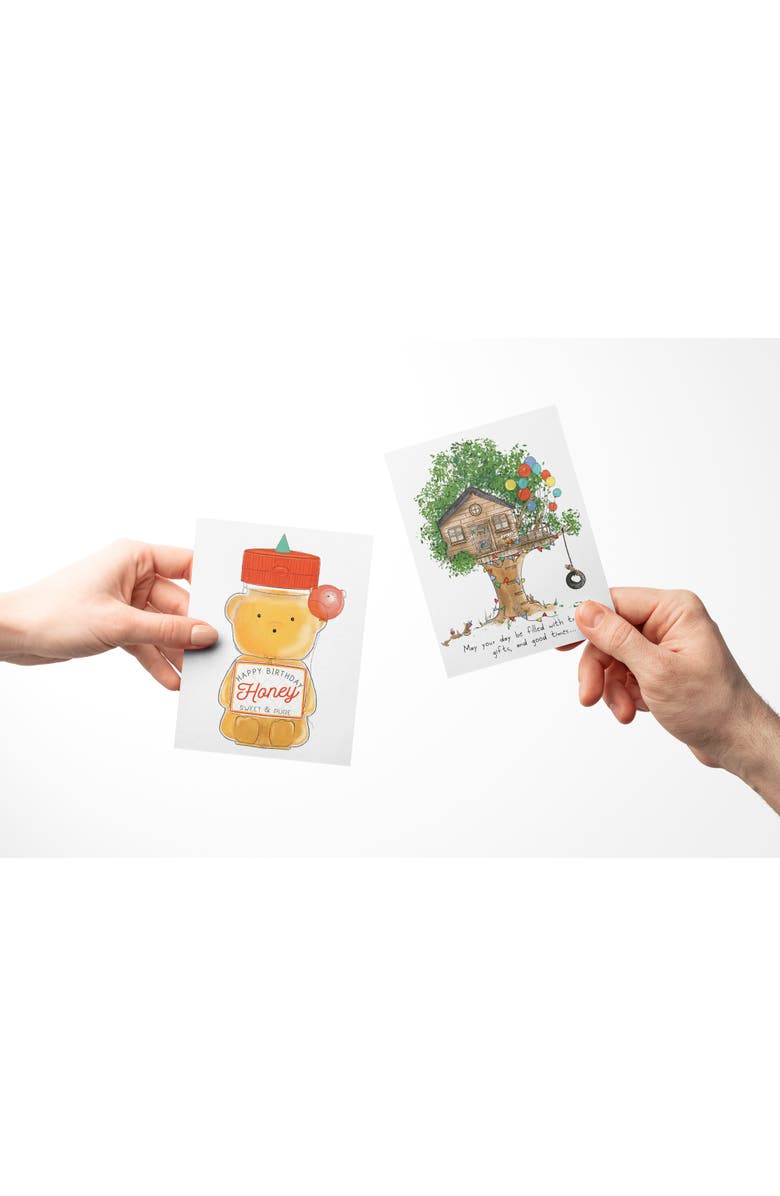 Ramus & Co Birthday Greeting Card Pack (3ct) "Treehouse, Pennant, Honey", Alternate, color, Multi-Pack