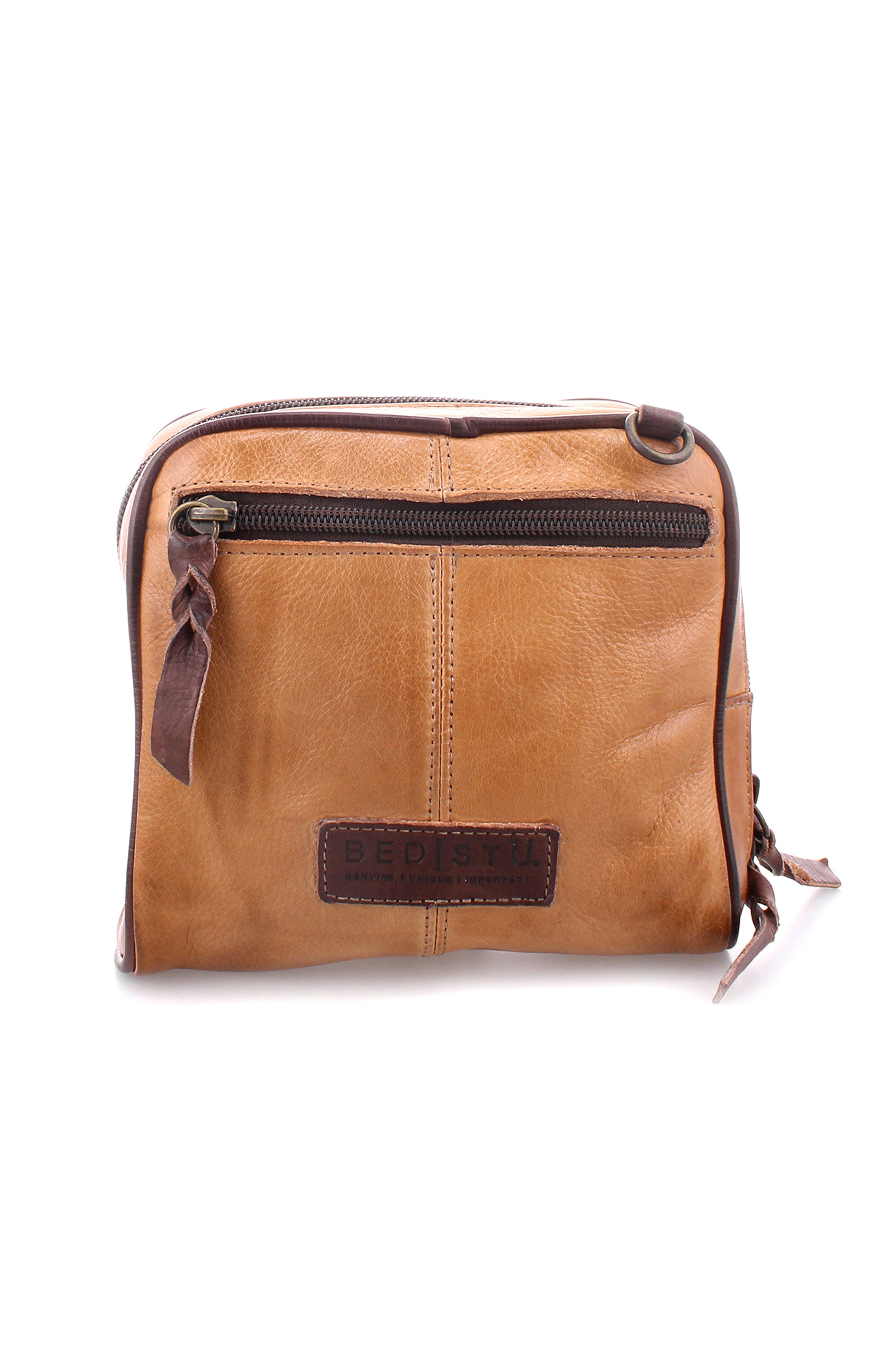 Bed Stu Capture Handbag, Alternate, color, Tan Teak Rustic