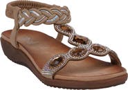 GC SHOES Victoria Embellished Ankle Sandal