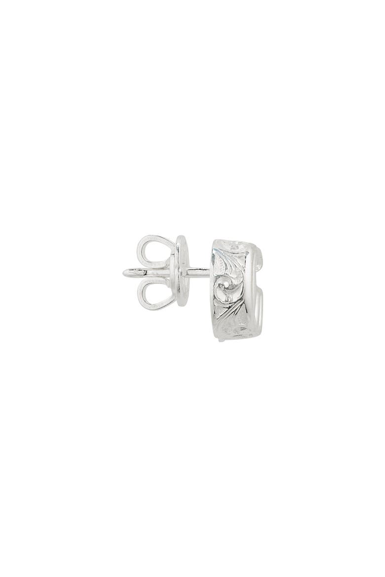 Double-G Sterling Silver Stud Earrings, Alternate, color, NO COLOR
