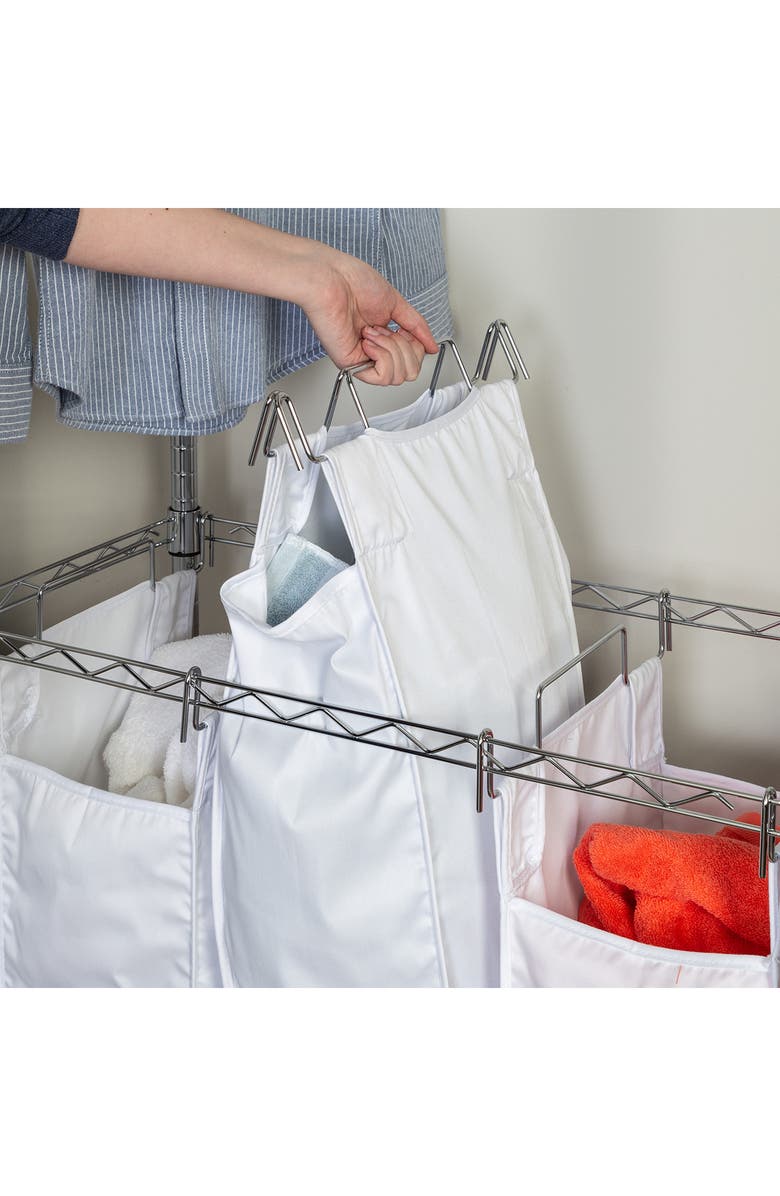 HONEY-CAN-DO Urban Triple Laundry Center, Alternate, color,