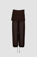 SAEMDI Elia Layered Skirt Trousers