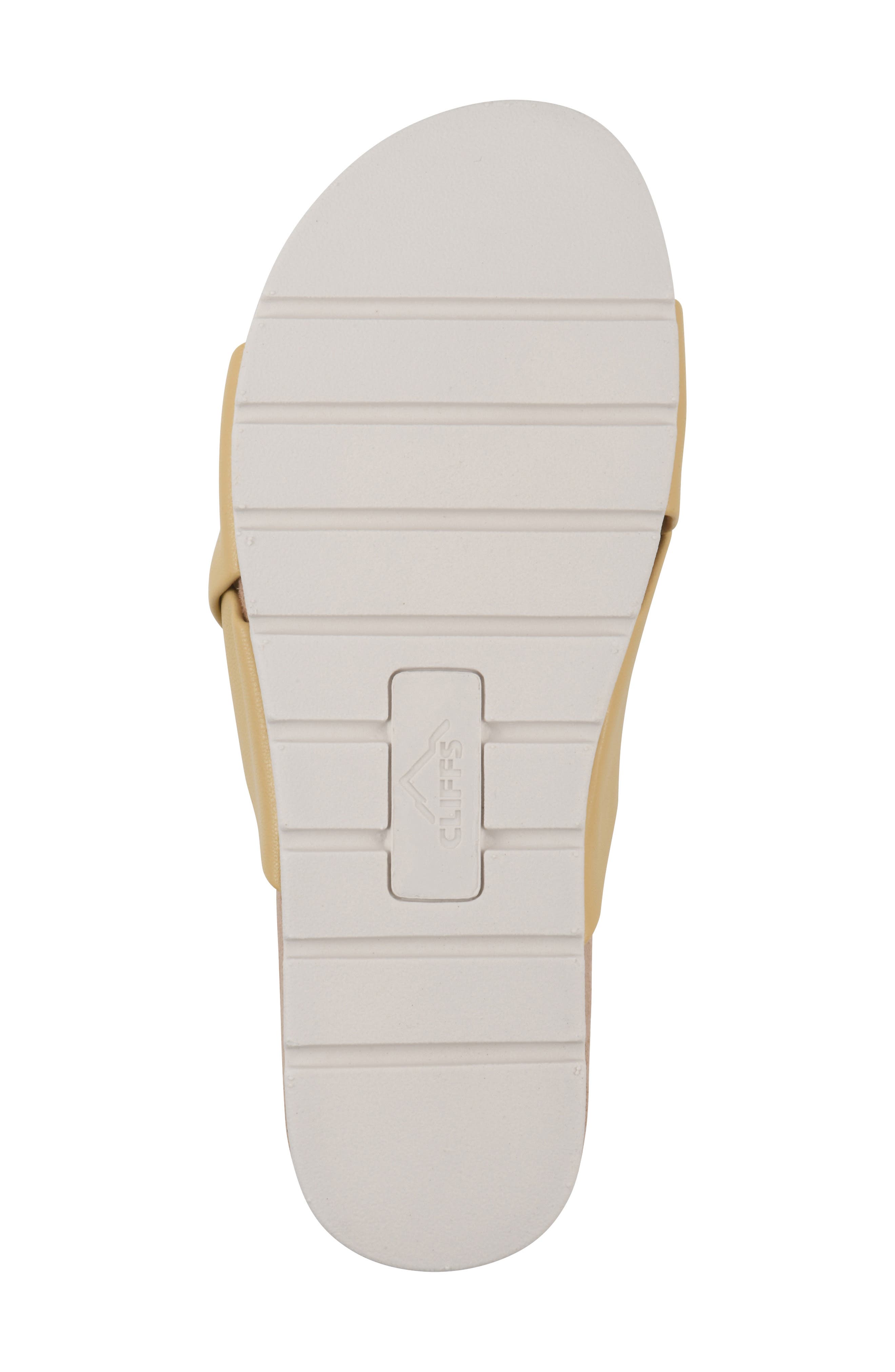 Tincie Slide Sandal, Alternate, color, YELLOW SMOOTH