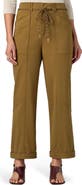 Wit & Wisdom Ultra Skyrise High Waist Relaxed Stretch Cotton Pants