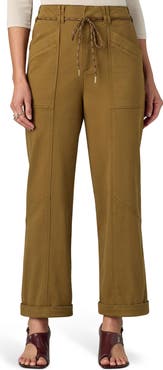 Wit & Wisdom Ultra Skyrise High Waist Relaxed Stretch Cotton Pants