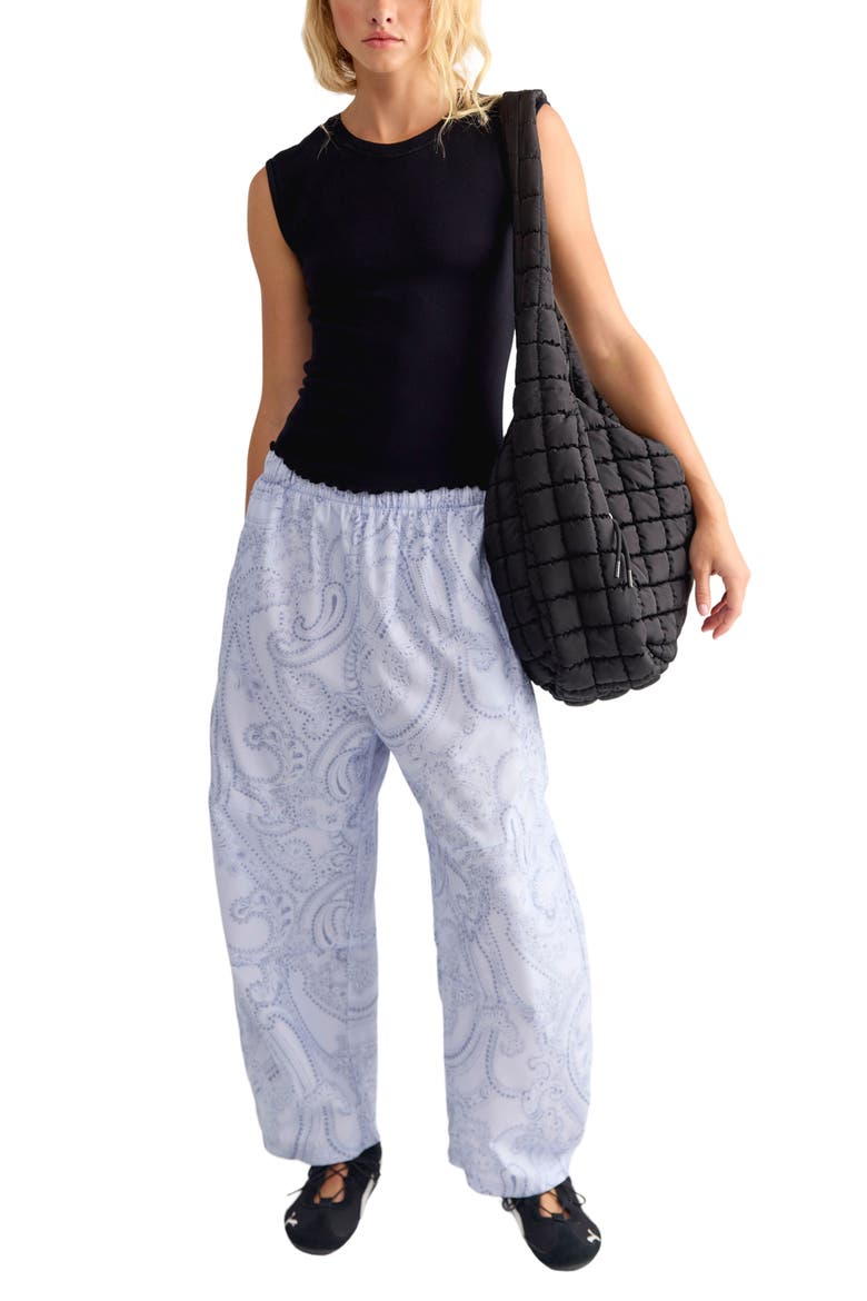 Game Day Paisley Print Pants, Alternate, color, LUNAR BLOOM PAISLEY