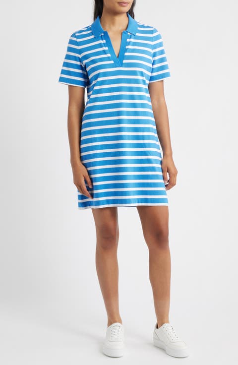 Coastal Cabana Cotton Shirtdress