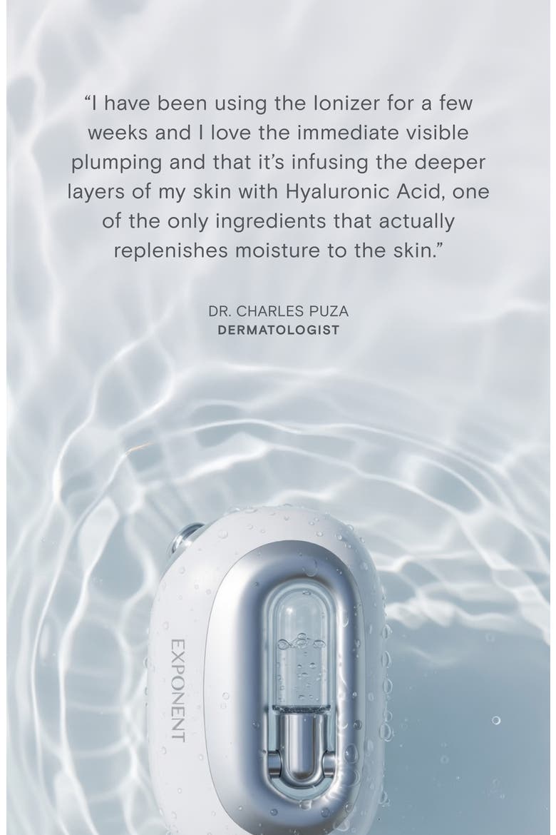HydroGlow Oxygen Ionizer + Hyaluronic Acid Serum, Alternate, color, NO COLOR