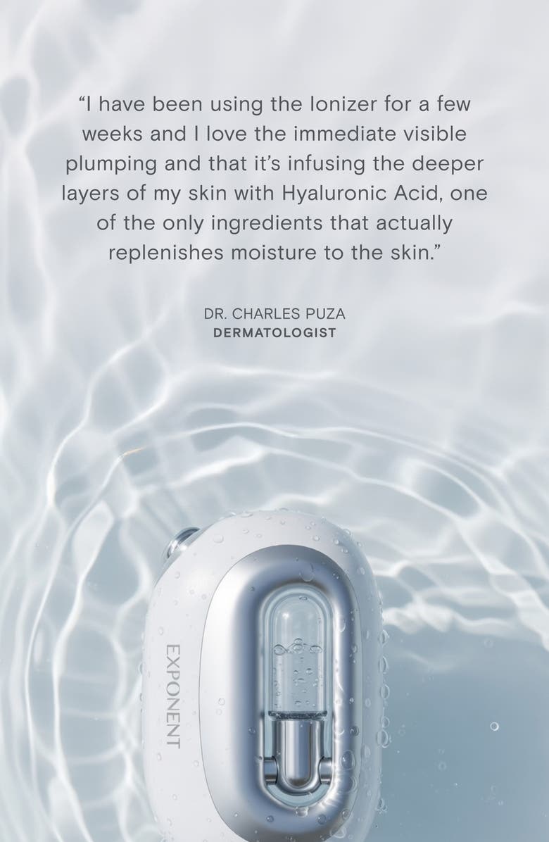 Exponent Beauty HydroGlow Oxygen Ionizer + Hyaluronic Acid Serum, Alternate, color, 