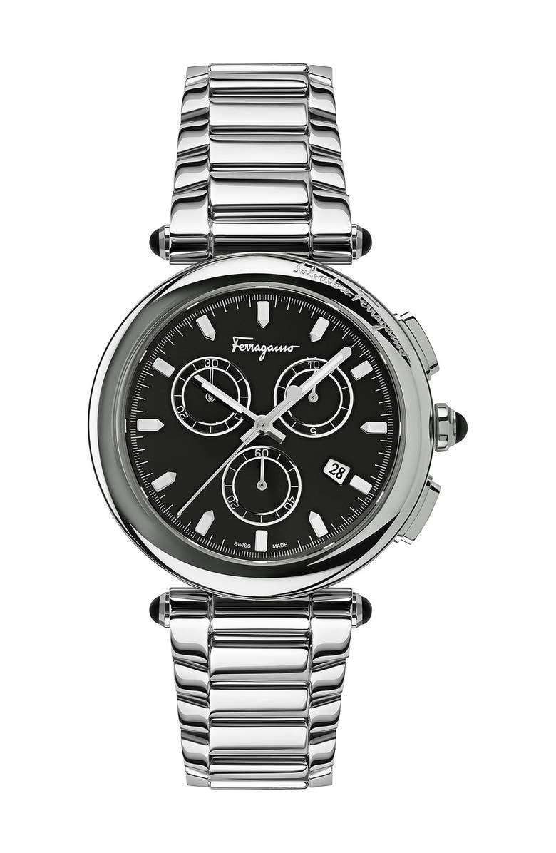 FERRAGAMO Men's Idillio Chrono Watch, 42mm, Main, color, 