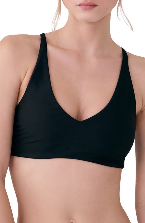 Lole Riviere X-strap Bralette Top In Black