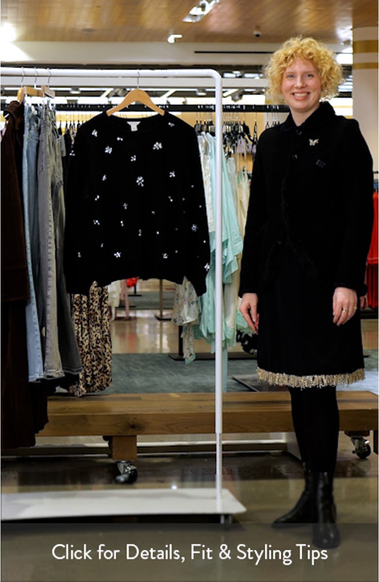 Crystal Embellished Sweater, sales video thumbnail