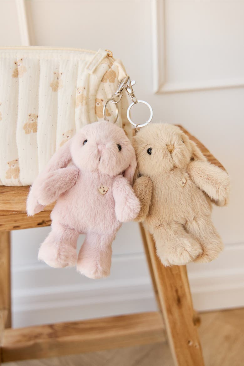 Penelope the Bunny 12" Plush & 6" Keychain Set, Alternate, color, Blossom