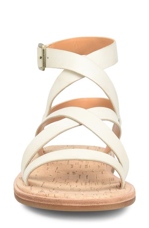 Kork-ease ® Bryleigh Ankle Strap Sandal In Cream Leather
