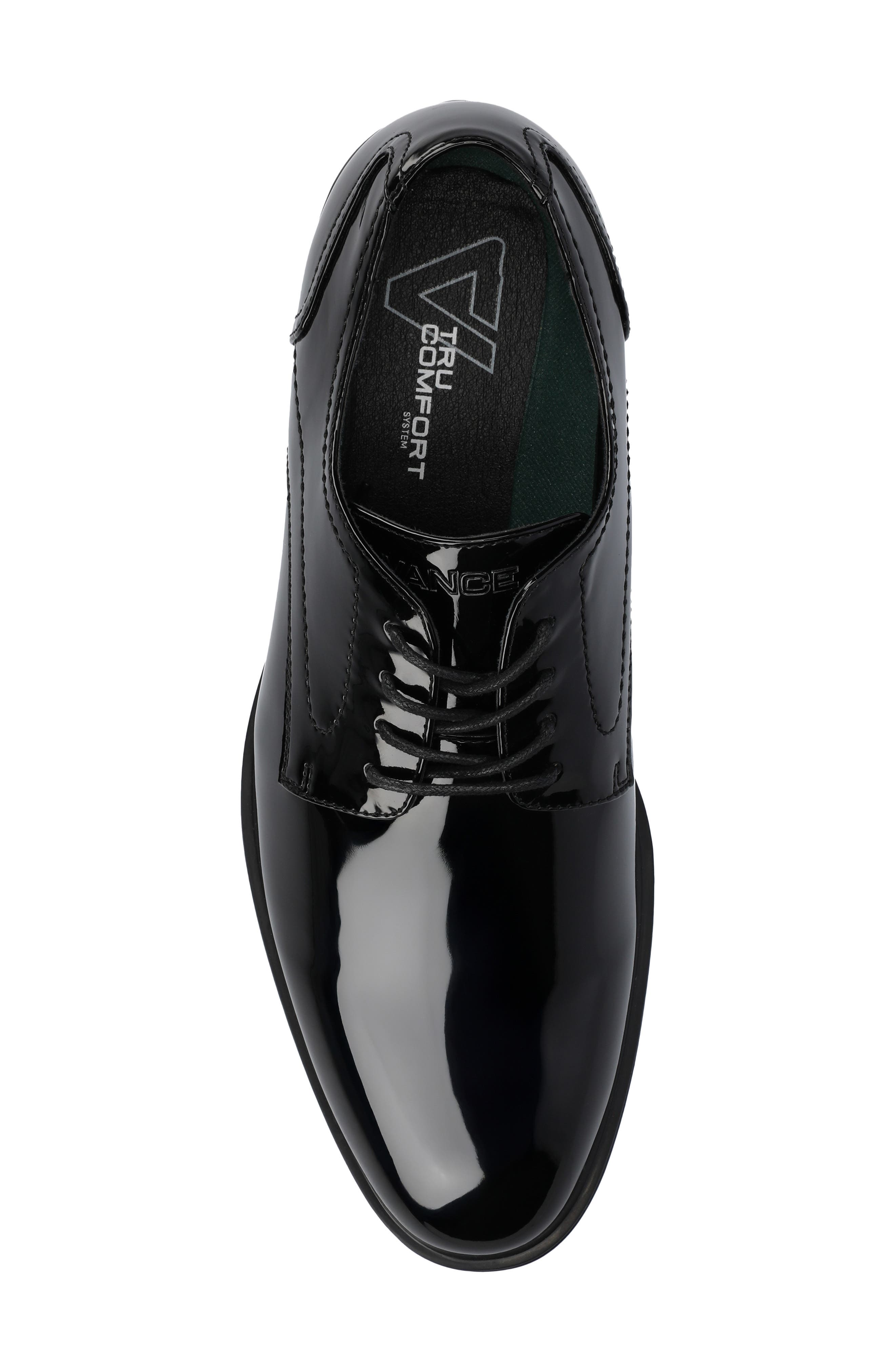 Barclay Derby, Alternate, color, PATENT/BLACK