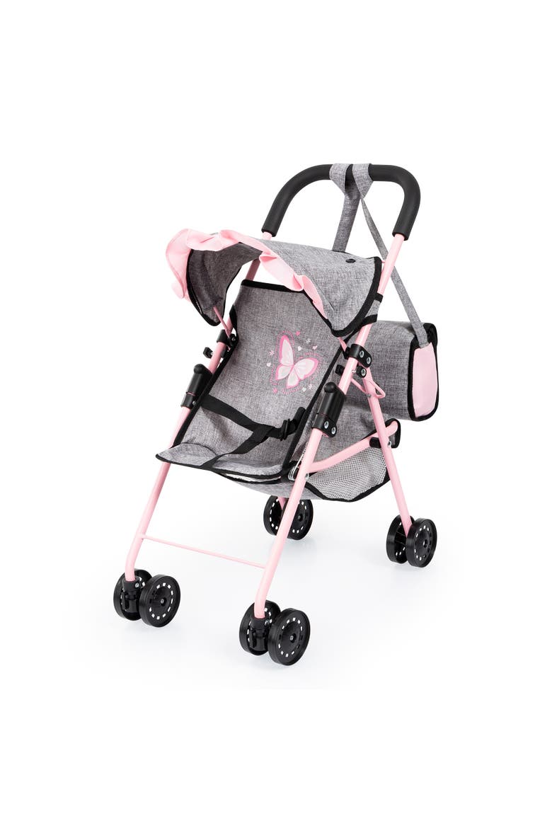 Buggy 10 Piece Set, Bed & Accessories Set for Dolls Up to 18 Inches, Ages 3+, Alternate, color, Multicolored