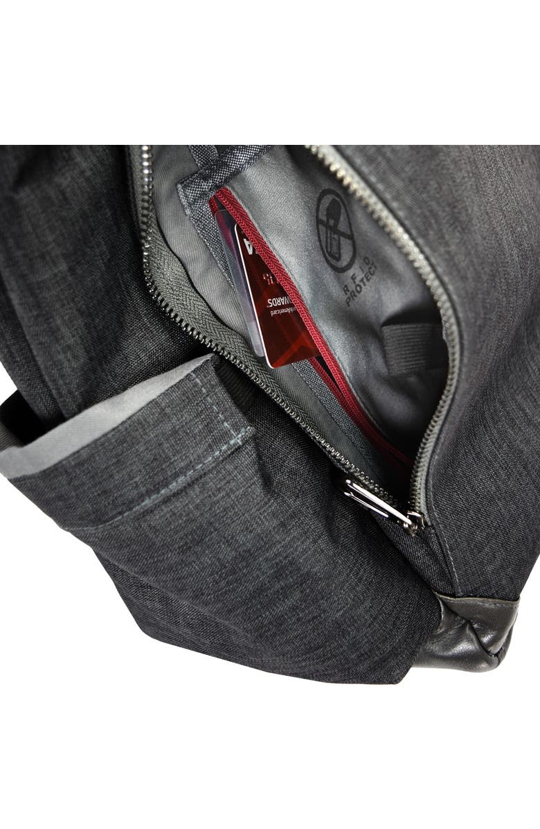 TRAVELERS CHOICE Millennium Roll-Top Canvas Backpack, Grey, Alternate, color,