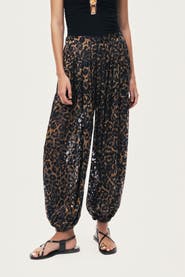 Nocturne Printed Relaxed Balloon-Leg Pants