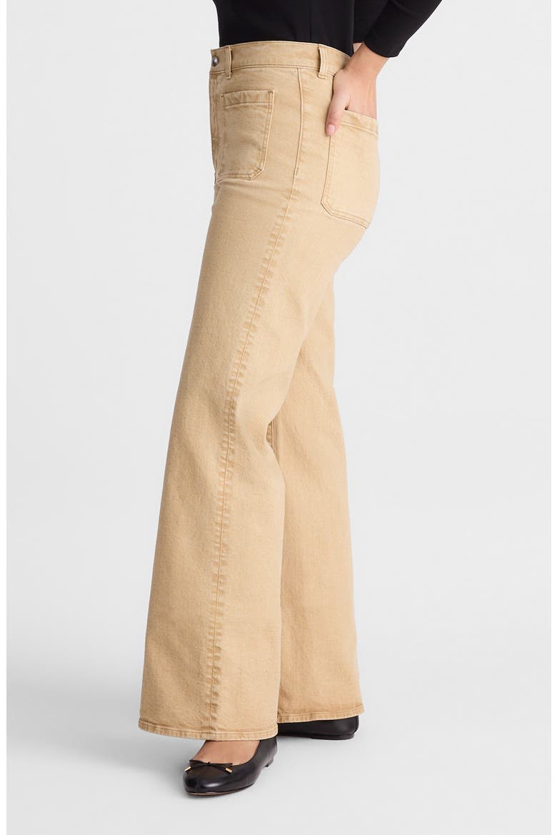 The Emmy Patch Pocket Wide Leg Pants, Alternate, color, FAWN
