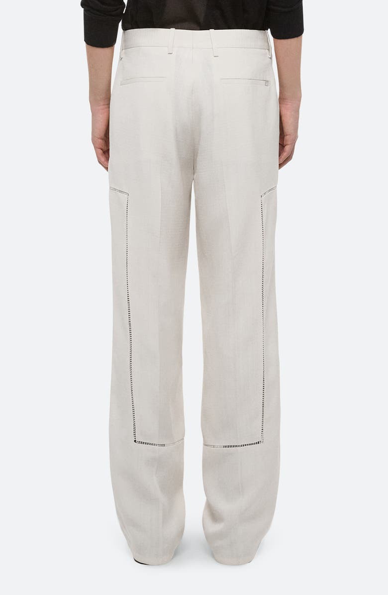 Helmut Lang Border Relaxed Fit Slub Viscose Carpenter Pants, Alternate, color, 