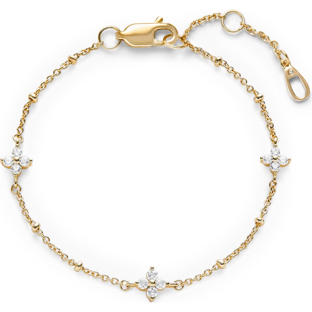 Ana Luisa Lucy Star Station Bracelet In Gold