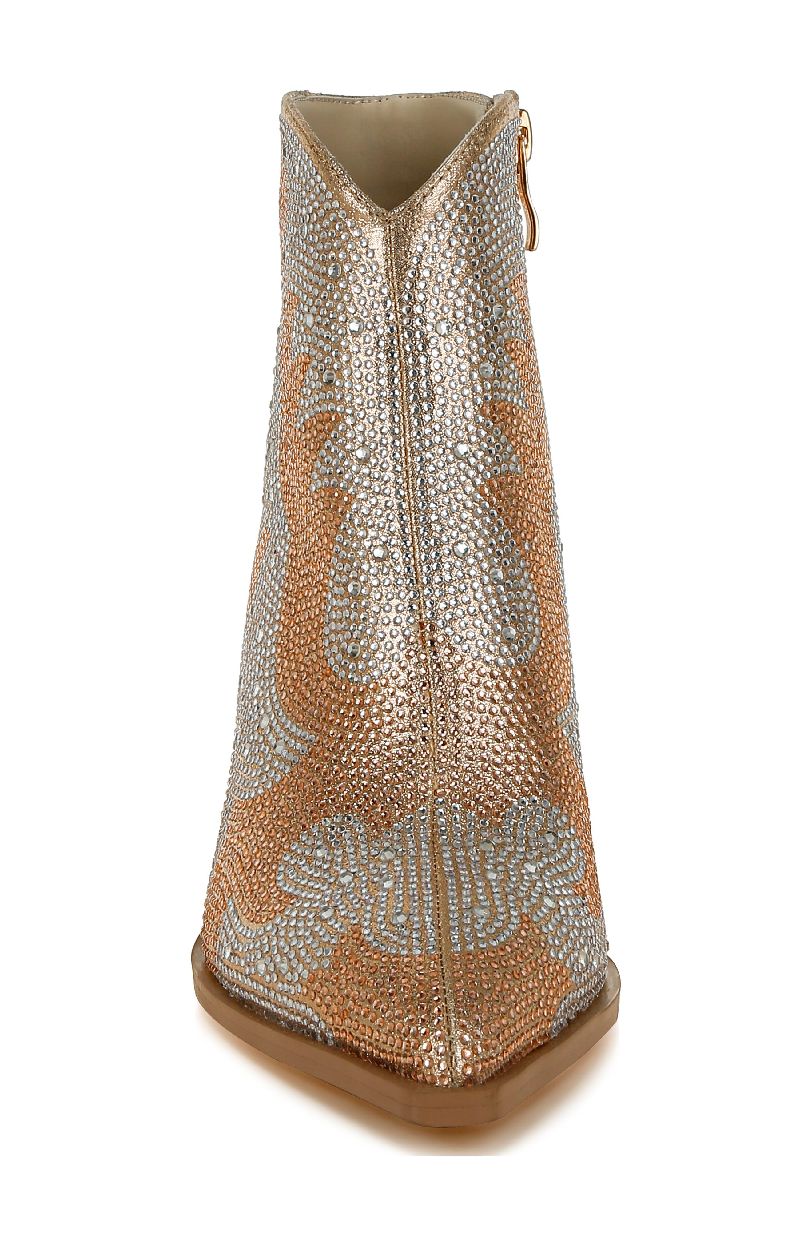 LONDON RAG Mugler Bootie, Alternate, color, Gold