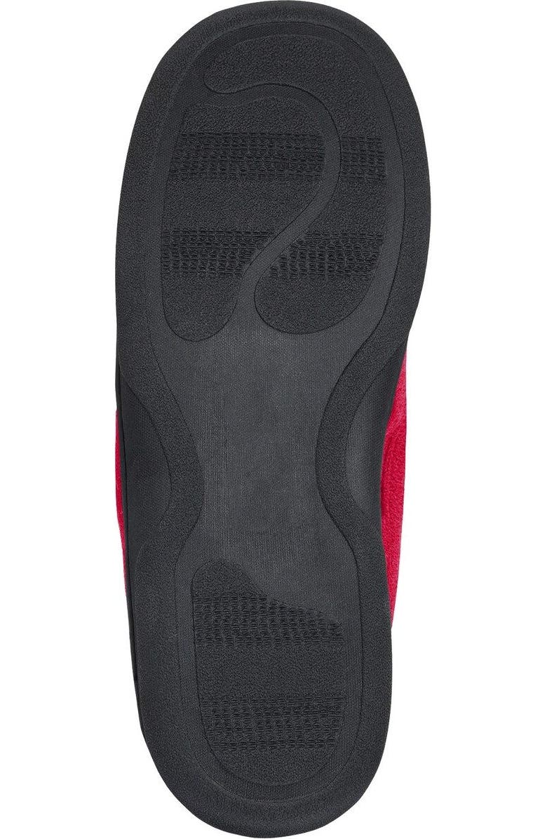 FOCO Men's FOCO Wisconsin Badgers Colorblock Moccasin Slippers, Alternate, color,