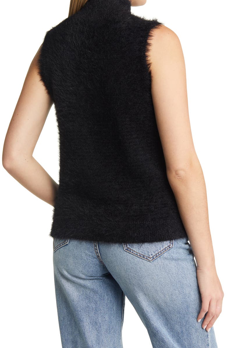 Halogen<sup>®</sup> Fuzzy Mock Neck Sweater Tank, Alternate, color,