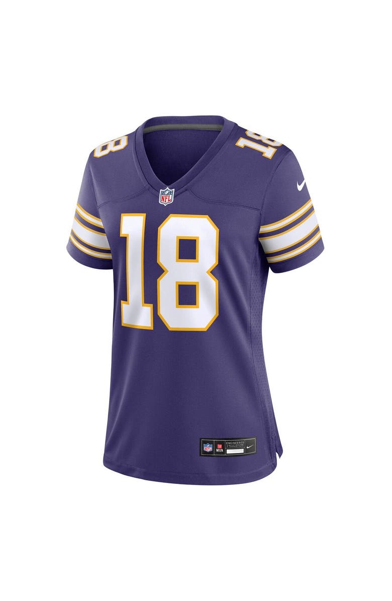 Nike Women's Nike Justin Jefferson Purple Minnesota Vikings Player Jersey, Alternate, color, Purple
