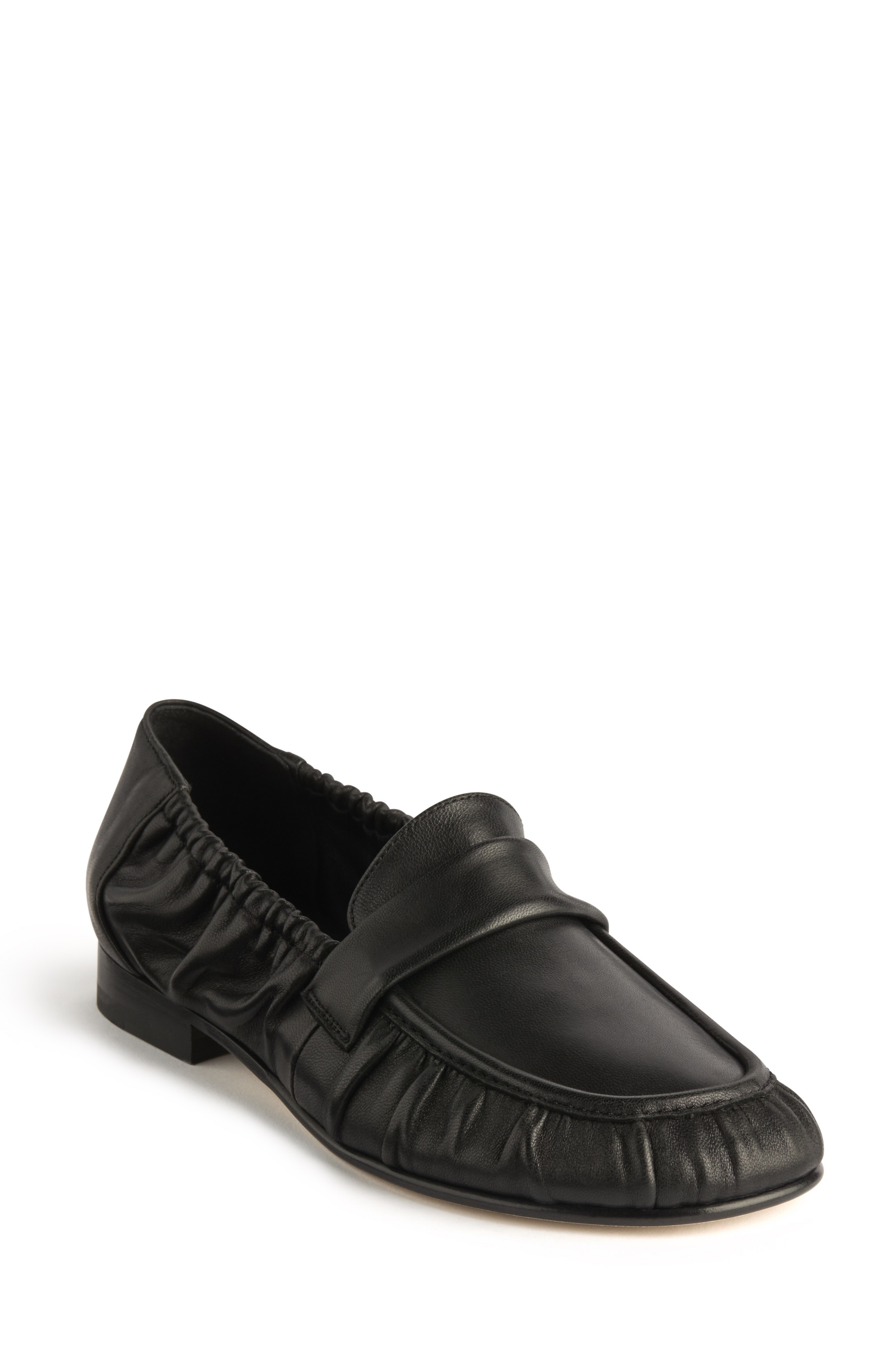 Neil J. Rodgers Ruche Soft Loafer, Alternate, color, Black