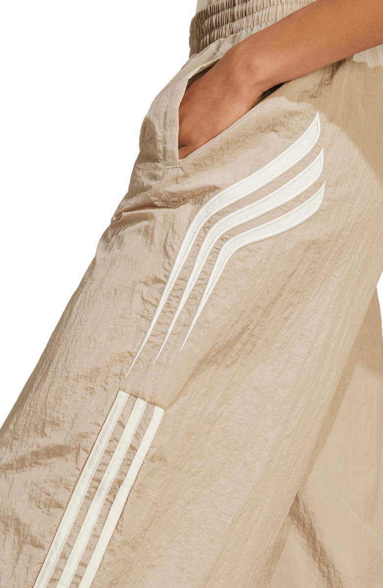 adidas Atlanta Cut Line Wide Leg Track Pants, Alternate, color,