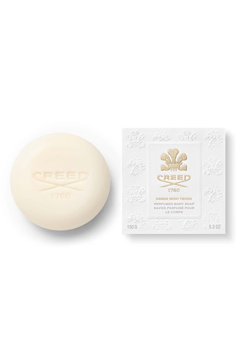 Creed Green Irish Tweed Perfumed Soap, Alternate, color, 