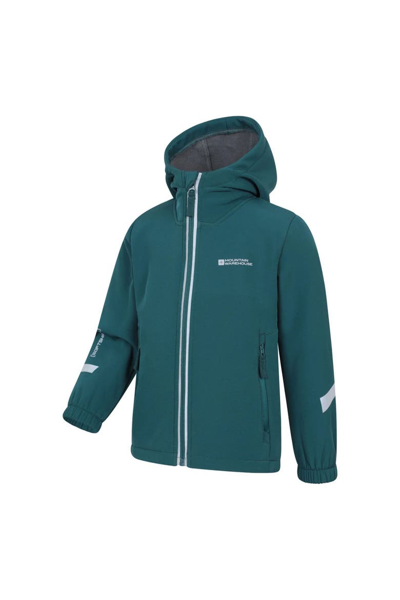 Childrens/Kids Huxley Reflective Soft Shell Jacket, Alternate, color, Blue