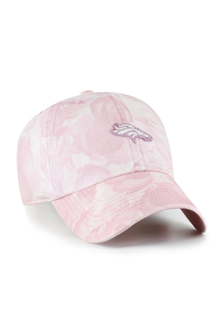 Women's '47 Pink Denver Broncos  Gardenia Clean Up Adjustable Hat, Alternate, color, Pink