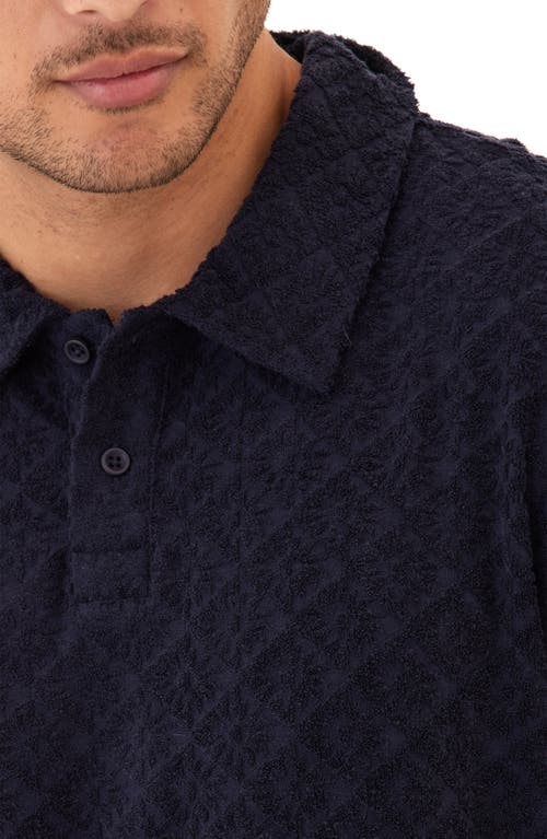 Threads 4 Thought Darryn Jacquard Knit Polo