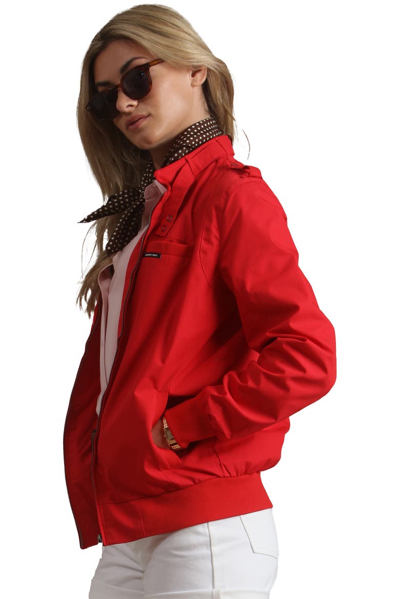 Classic Iconic Racer Jacket, Alternate, color, Red