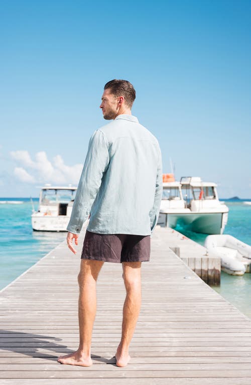 Auto-reply™ Andrew Linen Blend Button-up Shirt