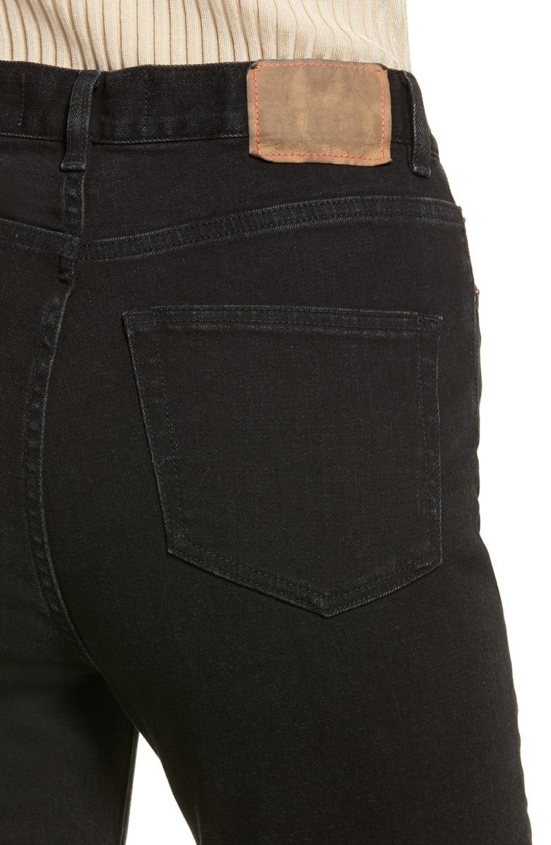 JEANERICA Pyramid High Waist Flare Jeans, Alternate, color,