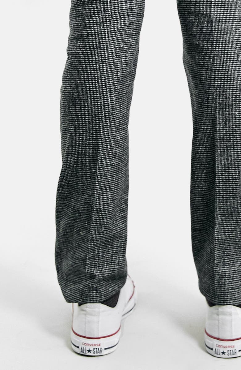 Topman Ultra Skinny Fit Houndstooth Trousers, Alternate, color,