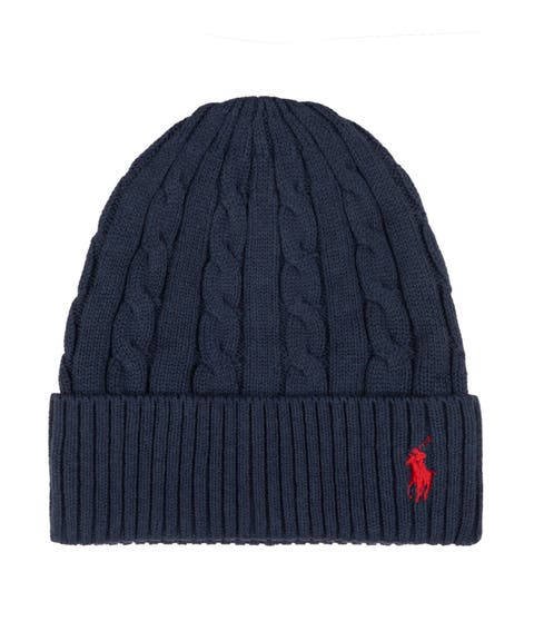 Cotton Cashmere Cable Beanie
