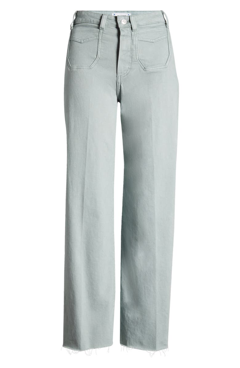 PAIGE Harper Raw Hem Wide Leg Ankle Jeans, Alternate, color,