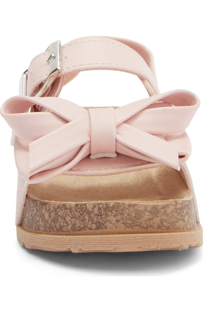 bebe Bow Sandal, Alternate, color, Blush