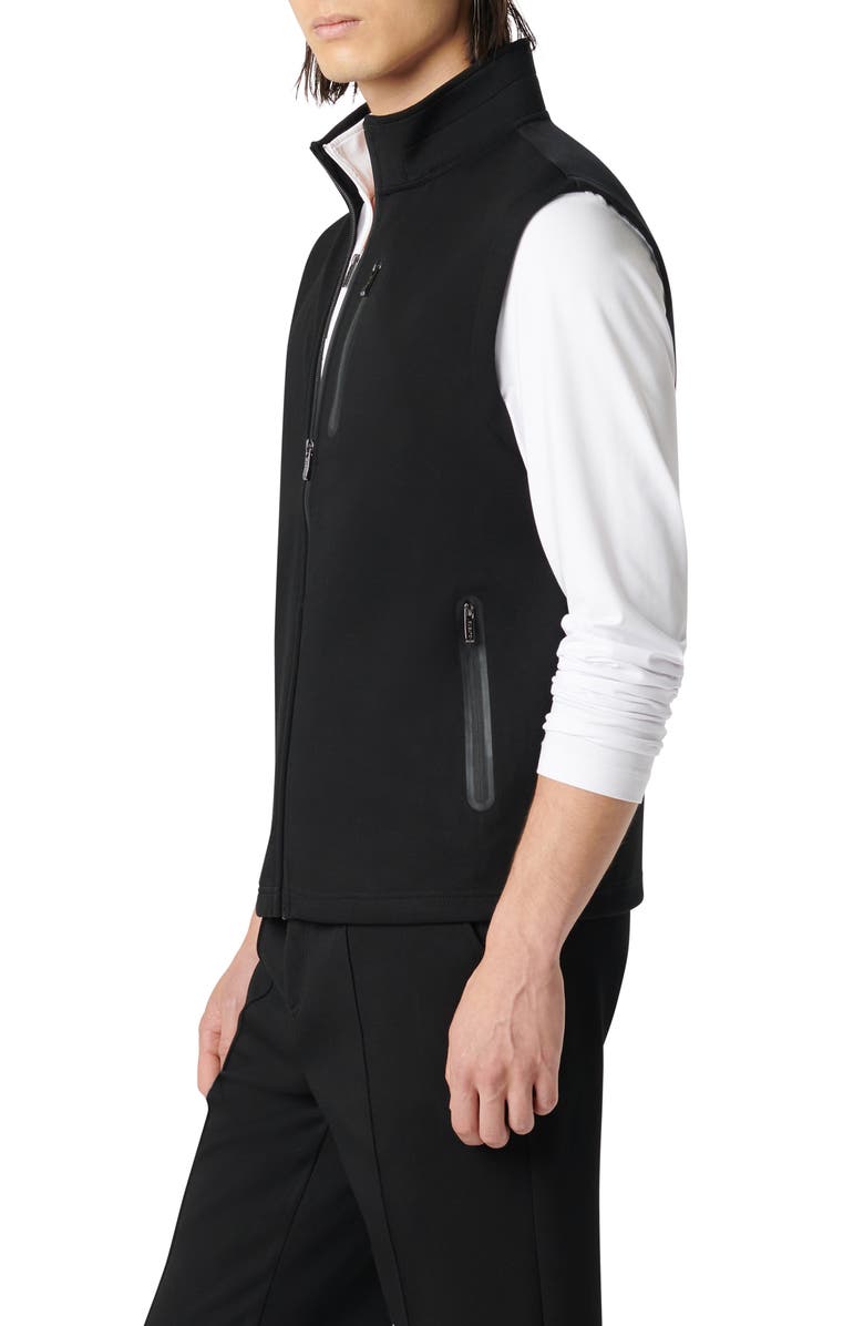 Bugatchi Knit Zip-Up Vest, Alternate, color, 