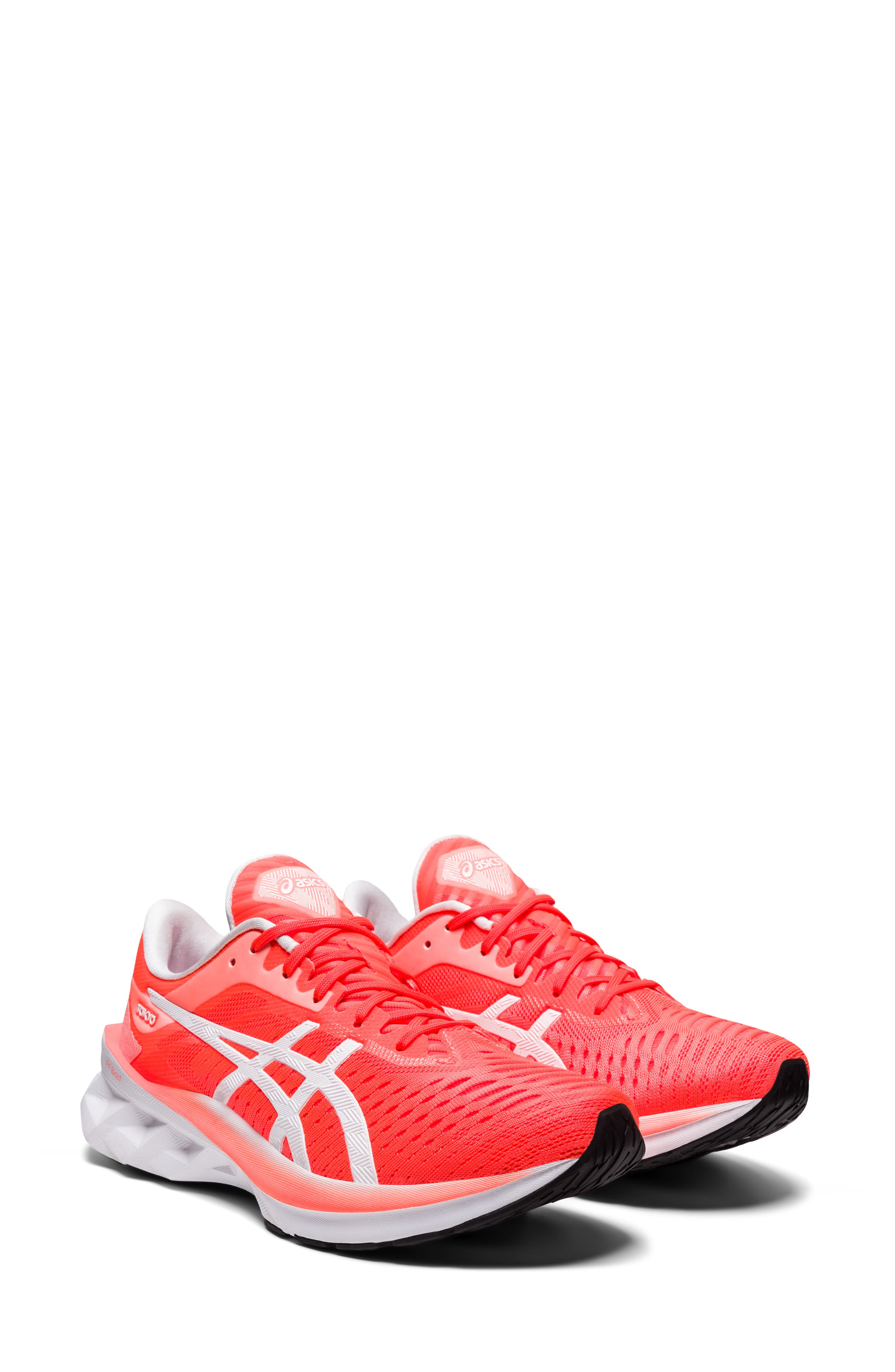 NOVABLAST Running Shoe, Main, color, SUNRISE RED/ WHITE