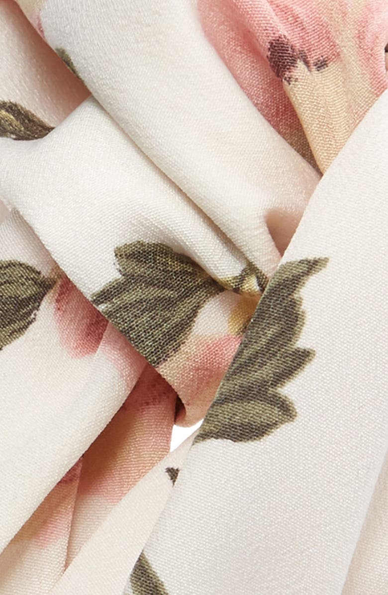 Cara Floral Twist Head Wrap, Alternate, color,